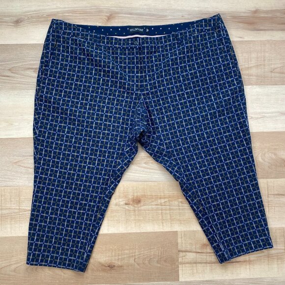 Wildfang Check Print Suit Set Essential Trouser & Essential Tux Blazer Size 26W - Picture 9 of 16